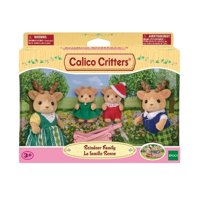 Calico Critters Reindeer Family, Set Of 4 Collectible Doll Figures - Image 3