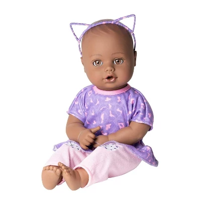 Adora Black Baby Doll 13 Inch Playtime Baby Wild At Heart With A Toy Baby Bottle - Image 4