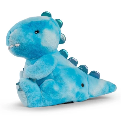 FAO Schwarz Glow Brights Toy Plush LED With Sound Blue Dinosaur 12" Stuffed Animal - Image 4