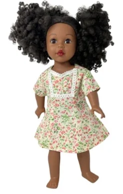 Doll Clothes Superstore Size 5 Matching Girl And Doll Pink Flower Dress