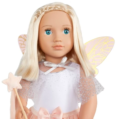 Our Generation Tooth Fairy Outfit With Wings & Star Wand Accessory For 18" Dolls - Image 2
