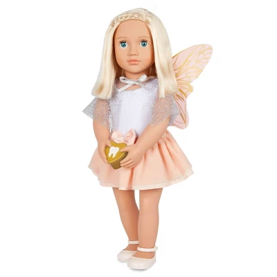 Our Generation Tooth Fairy Outfit With Wings & Star Wand Accessory For 18" Dolls - Image 3