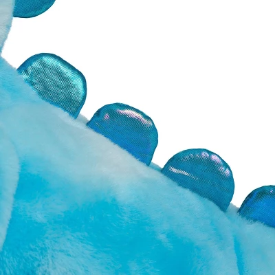 FAO Schwarz Glow Brights Toy Plush LED With Sound Blue Dinosaur 12" Stuffed Animal - Image 6