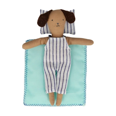 Meri-Meri Meri Meri Stripy Puppy Mini Suitcase Doll (Pack Of 1) - Image 4