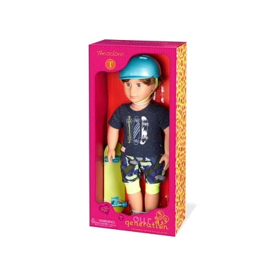 Our Generation Theodore 18" Skateboarder Boy Doll - Image 4