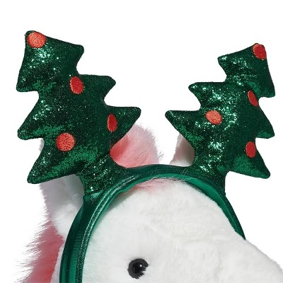 FAO Schwarz Pony With Tree Headband 12" Stuffed Animal - Image 6