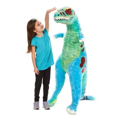 Melissa & Doug Jumbo T-Rex Dinosaur - Lifelike Stuffed Animal (over 4 Feet Tall) - Image 7