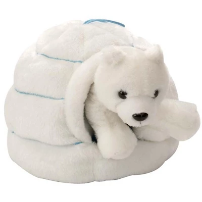 Wild Republic Eco Igloo With Plush Polar Bear Stuffed Animal, 8 Inches
