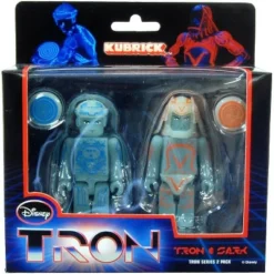 Medicom TRON 2 Inch Tron & Sark Kubrick Mini-Figure 2 Pack