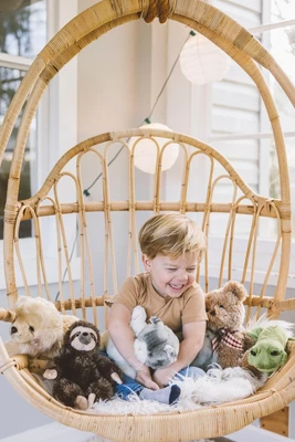 Bearington Teddy Bear Stuffed Animal: Light Brown 11 Inches - Image 4