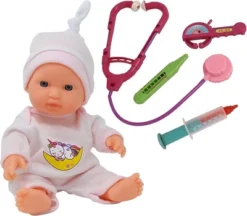The New York Doll Collection 10 Inch Baby Doll Doctor Set