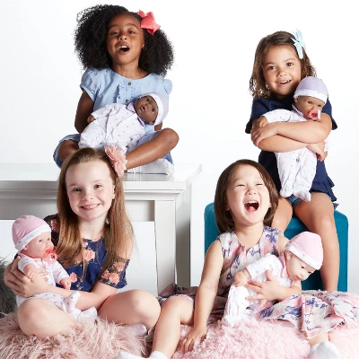 JC Toys La Baby Doll - Purple Outfit - Image 4