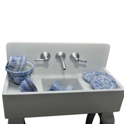 The Queen's Treasures 18" Doll Furniture Farmhouse Sink Fits American Girl - Image 4