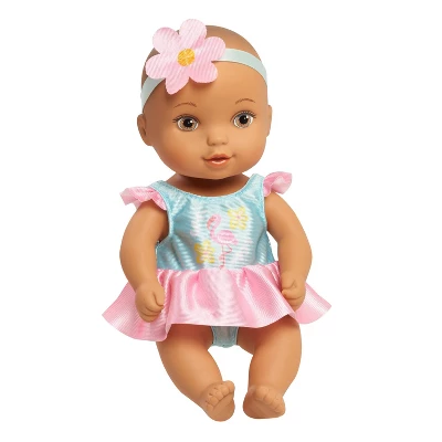 Waterbabies Bathtime Fun 9" Baby Doll - Light Brown Eyes - Image 5