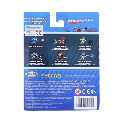 Jakks Pacific Mega Man 8 Bit Figure | Mega Man W/ Hyper Bomb