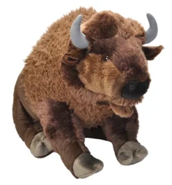 Wild Republic Cuddlekins Jumbo Bison Stuffed Animal, 30 Inches