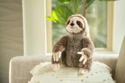 Bearington Simon Plush Three Toed Sloth Stuffed Animal, 10 Inches