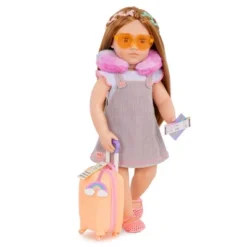 Our Generation Over The Rainbow Luggage Accessory Set For 18" Dolls
