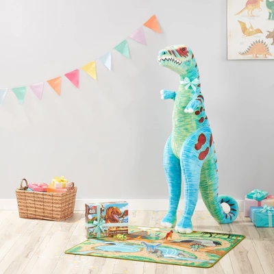 Melissa & Doug Jumbo T-Rex Dinosaur - Lifelike Stuffed Animal (over 4 Feet Tall) - Image 8