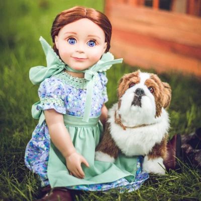The Queen's Treasures Little House Jack The Bulldog Pet For 18 Inch Dolls - Image 4