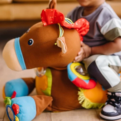 Melissa & Doug Giddy-Up And Play Baby Activity Toy - Multi-Sensory Horse - Image 6