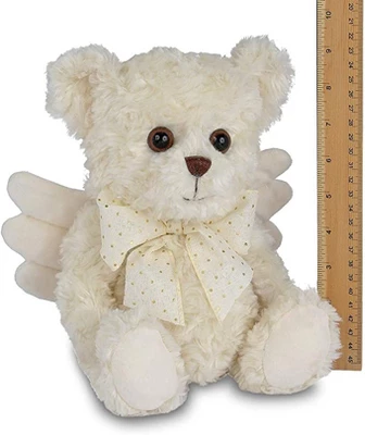 Bearington Peace Plush Stuffed Animal Angel Teddy Bear, 12" - Image 2