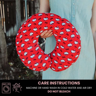 Surreal Entertainment Sanrio Hello Kitty Reversible Neck Roll Pillow And Plush Toy - Image 5