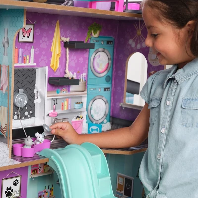 KidKraft Purrfect Pet Wooden Dollhouse - Image 4
