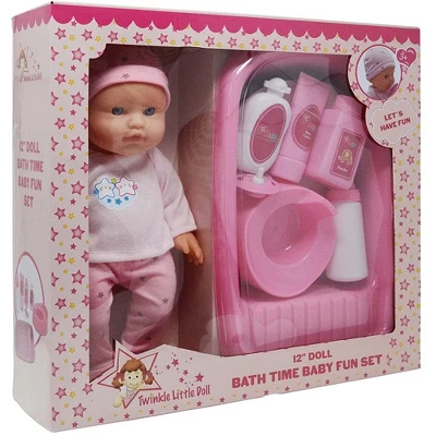 The New York Doll Collection 12 Inch Baby Doll Bath Time Playset - Image 4