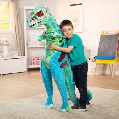 Melissa & Doug Jumbo T-Rex Dinosaur - Lifelike Stuffed Animal (over 4 Feet Tall) - Image 4
