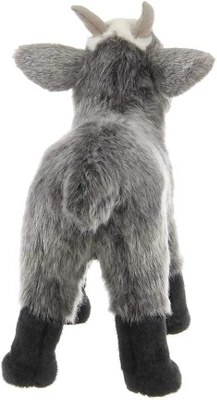 Bearington Garret Plush Gray Goat Stuffed Animal, 12 Inches - Image 4