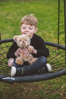 Bearington Teddy Bear Stuffed Animal: Light Brown 11 Inches - Image 3