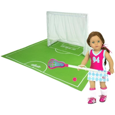 Sophia’s Soccer Field Set For 18" Dolls, Green - Image 3