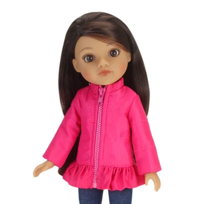 Sophia’s 3 Piece Winter Outfit With Boots For 14.5" Dolls, Hot Pink - Image 3