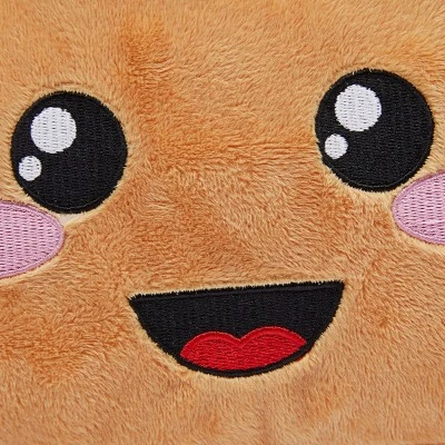 Smiley Soft Taco Stuffed Animal, Comfort Food Plush Toys For Gifts, Collectibles (Brown, 10 In) - Image 3