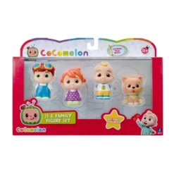 CoComelon JJ & Family Figure Set - 4pk