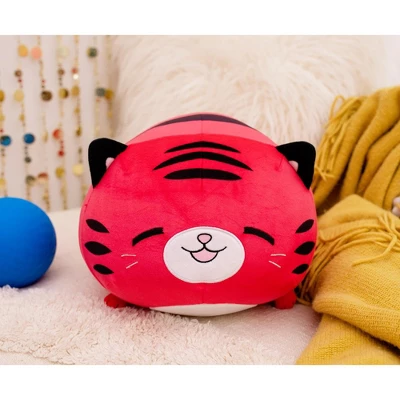 Toynk MochiOshis 12-Inch Character Plush Toy Animal Red Tiger | Puyumi Purroshi - Image 3