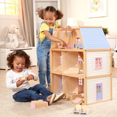 Melissa & Doug Multi-Level Dollhouse - Image 4